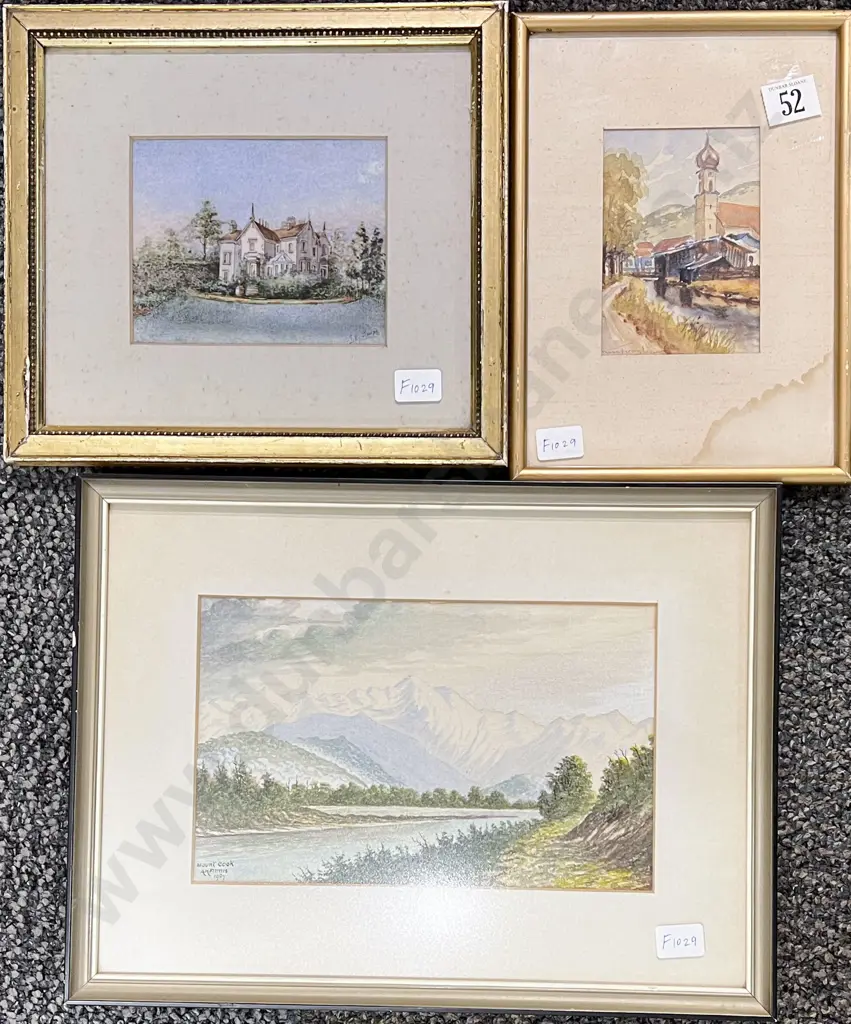 Three Assorted Watercolours Image 1++