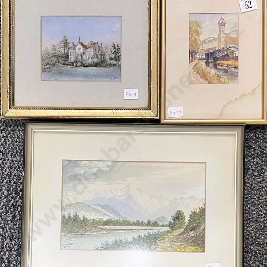 Three Assorted Watercolours