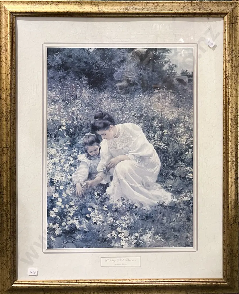 Two Large Framed Prints Image 1++