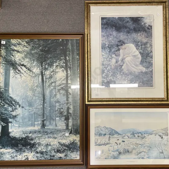 Two Large Framed Prints