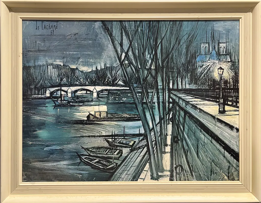 Five Assorted Framed Prints and Originals Image 1++