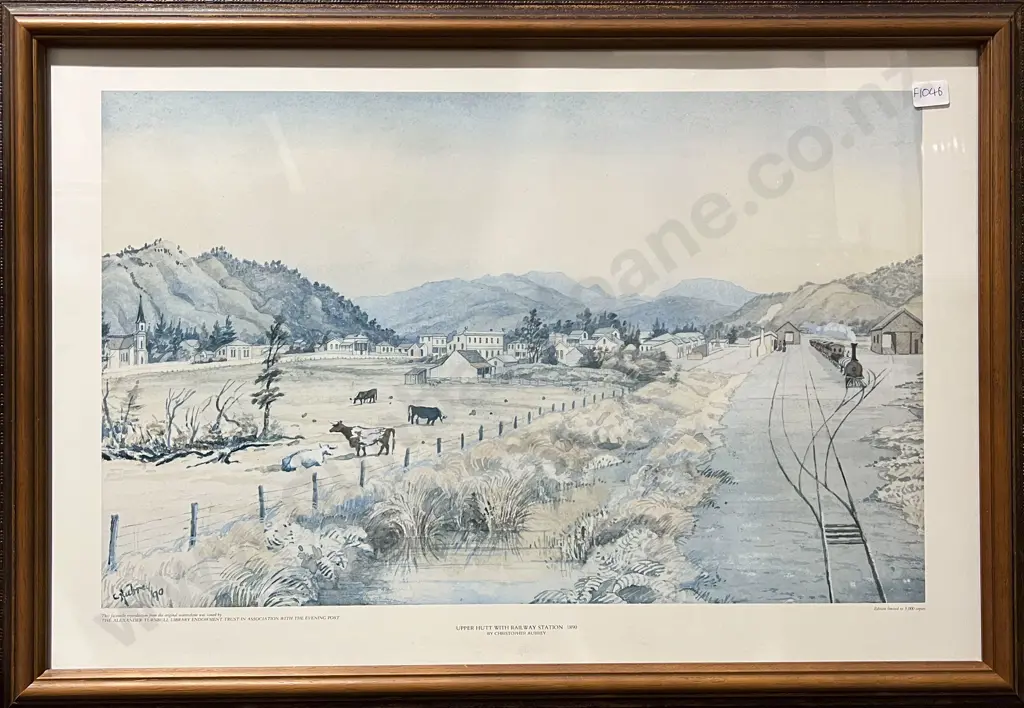 Five Assorted Framed Prints and Originals Image 1++