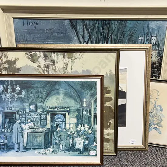 Five Assorted Framed Prints and Originals