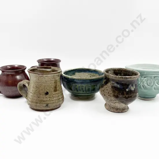 Three NZ Pottery Unomi & Three Mugs (6)