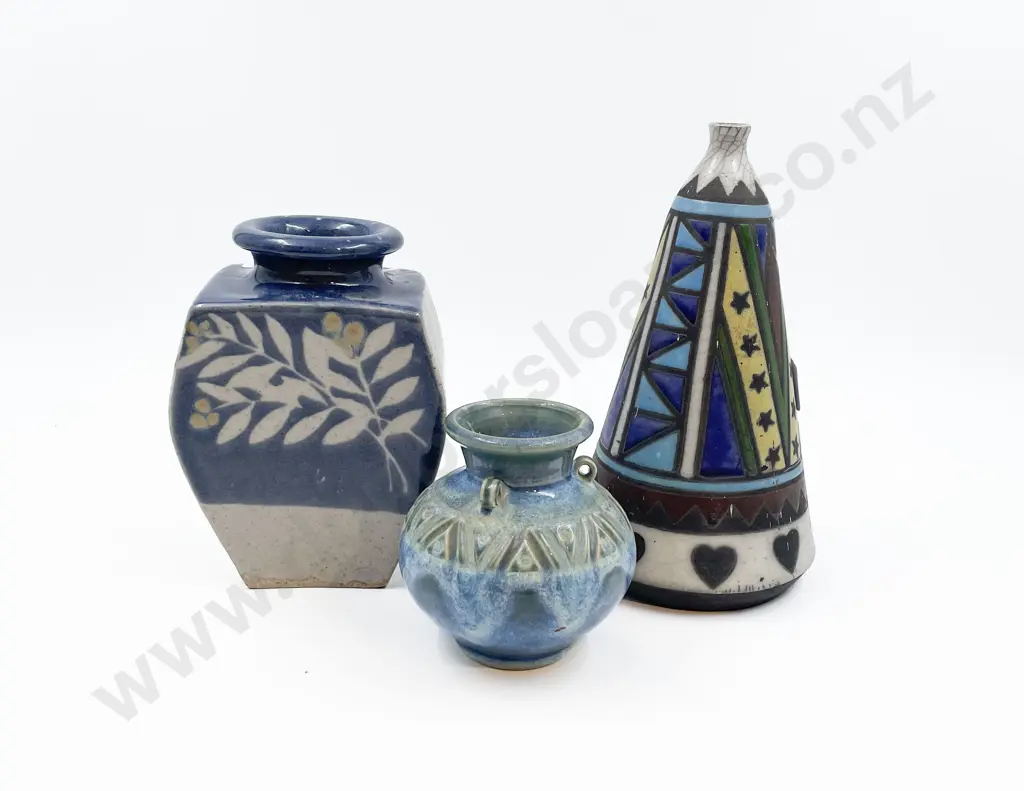 Janet Smith Bottle Vase & Two Others (3) Image 1++