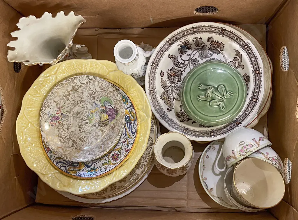 Small Box of Assorted Fancy China etc Image 1++