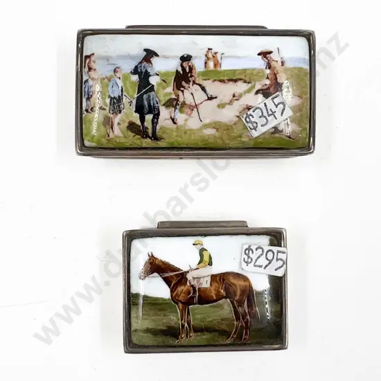 Two S/S Pill Boxes