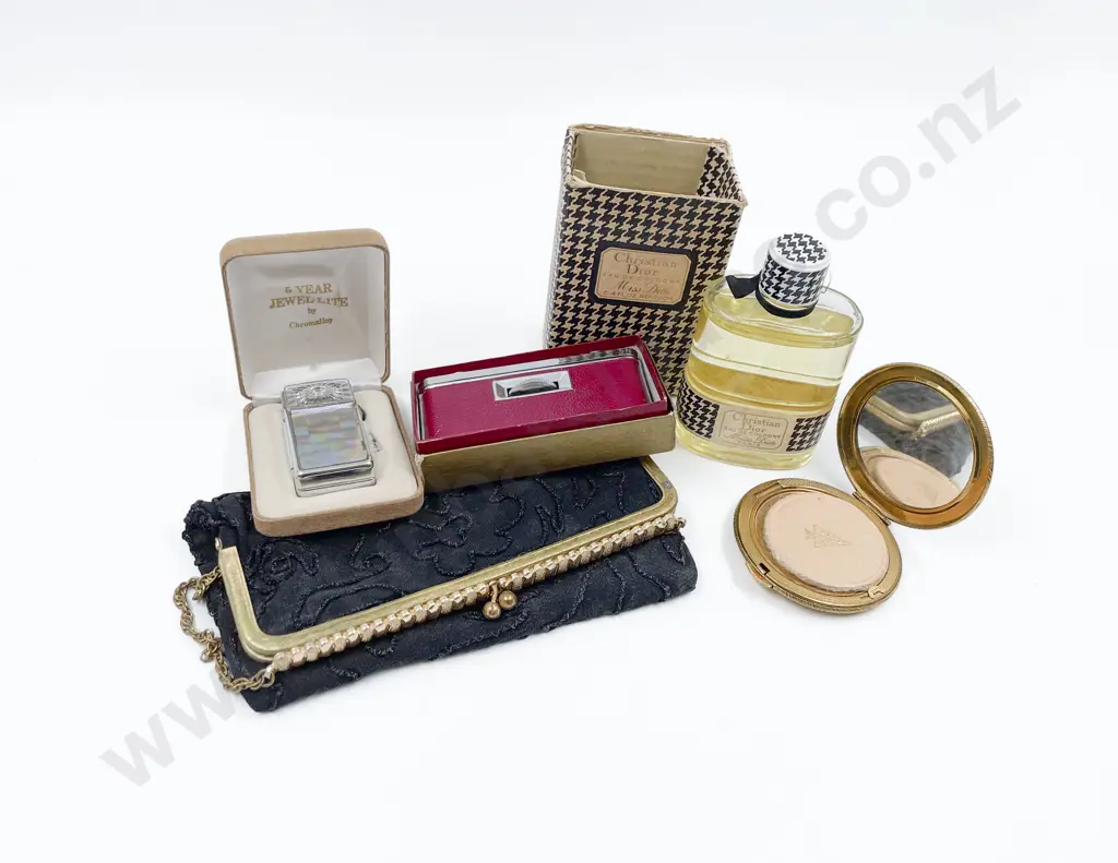 Small Quantity of Assorted Including Lady's Purse and Vintage Dior Perfume Image 1++