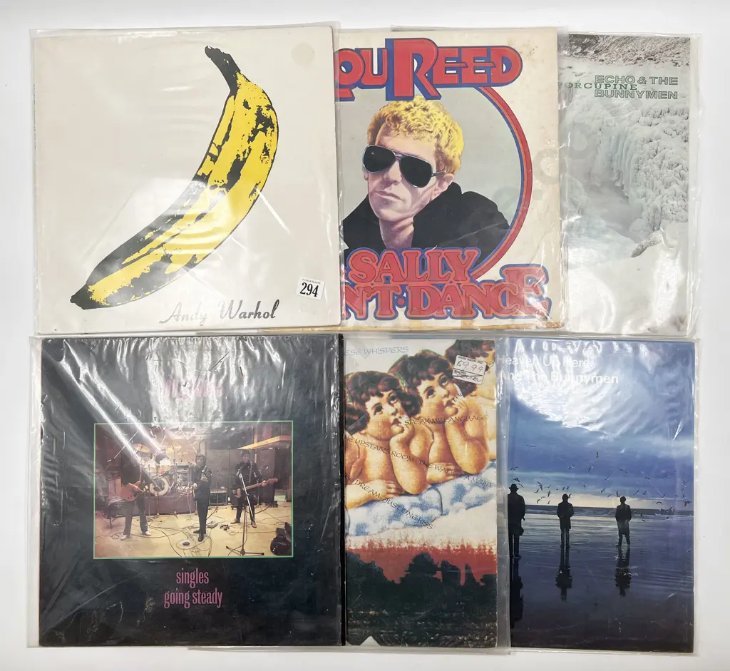 Six Assorted Vintage Vinyl Records Image 1++