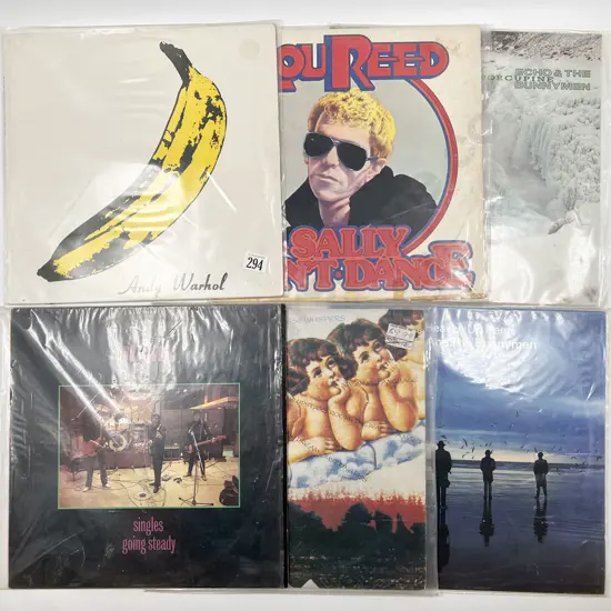 Six Assorted Vintage Vinyl Records
