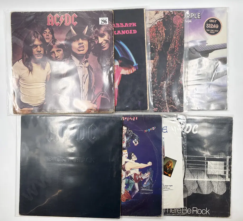 Eight Assorted Vintage Vinyl Records Image 1++