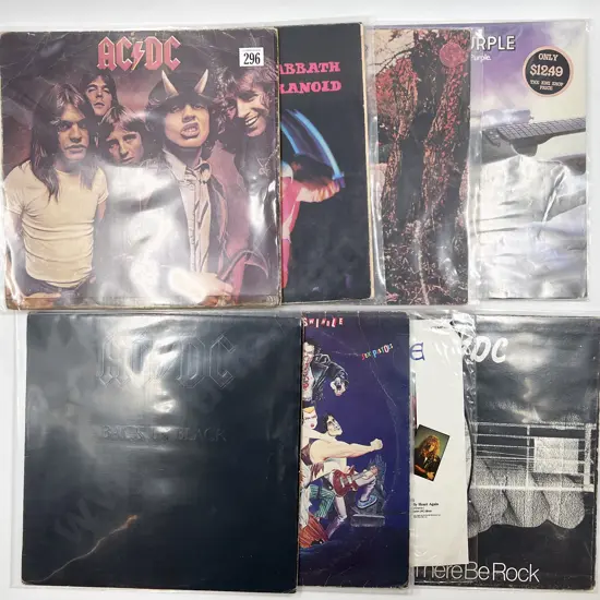 Eight Assorted Vintage Vinyl Records