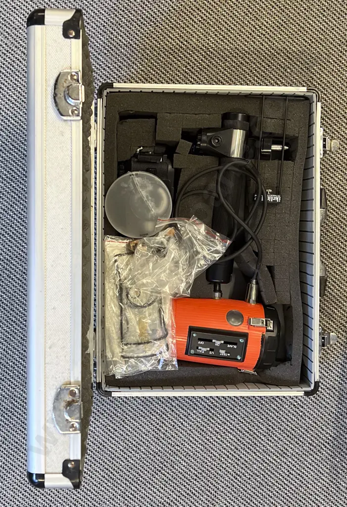 Quantity of Assorted Cameras and Accessories Including Carrying Case Image 1++