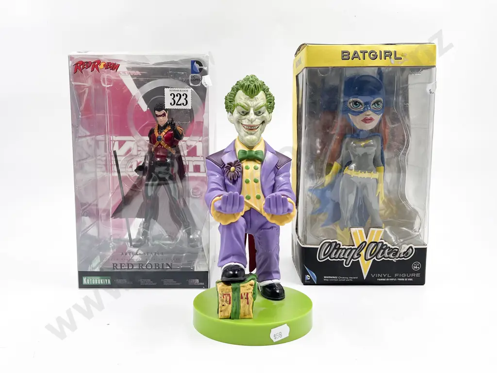 Three Assorted Batman Related Toys Image 1++