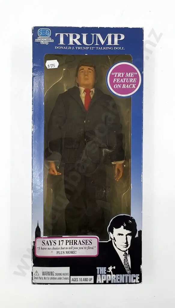 Boxed Donald J. Trump 12" Talking Doll Image 1++