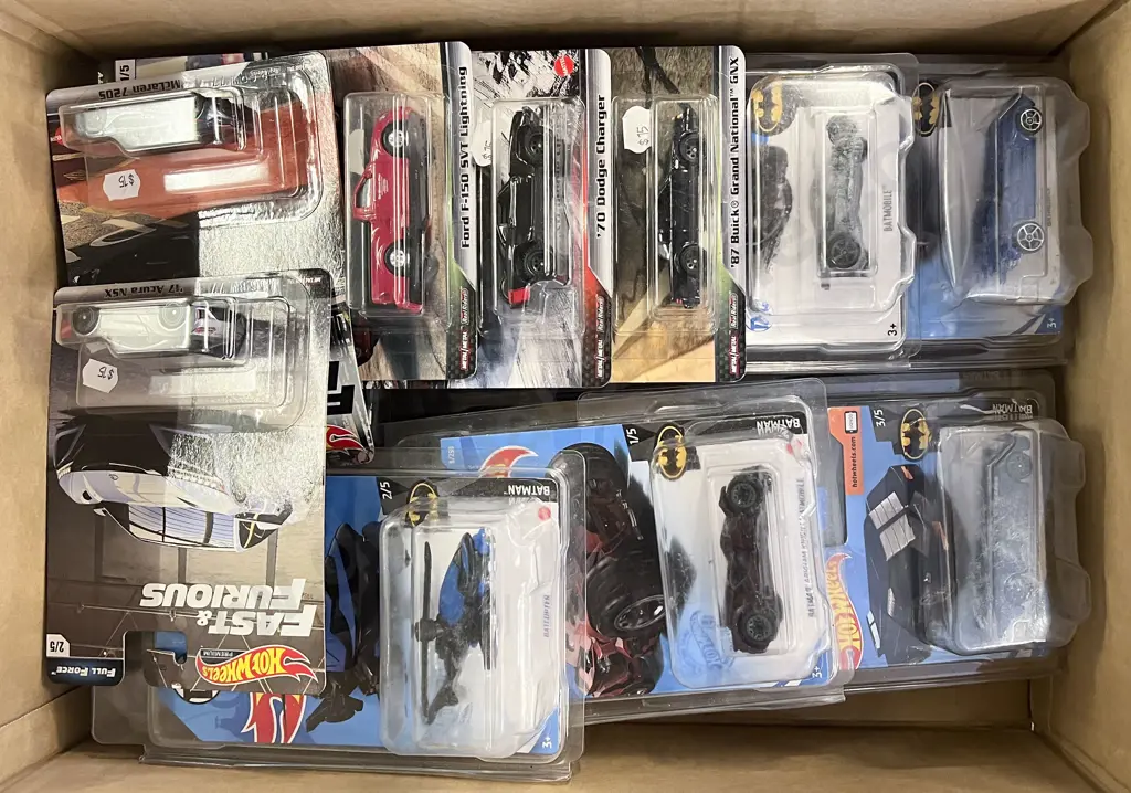 20 Boxed Mostly Batman Themed Hot Wheel Models Image 1++