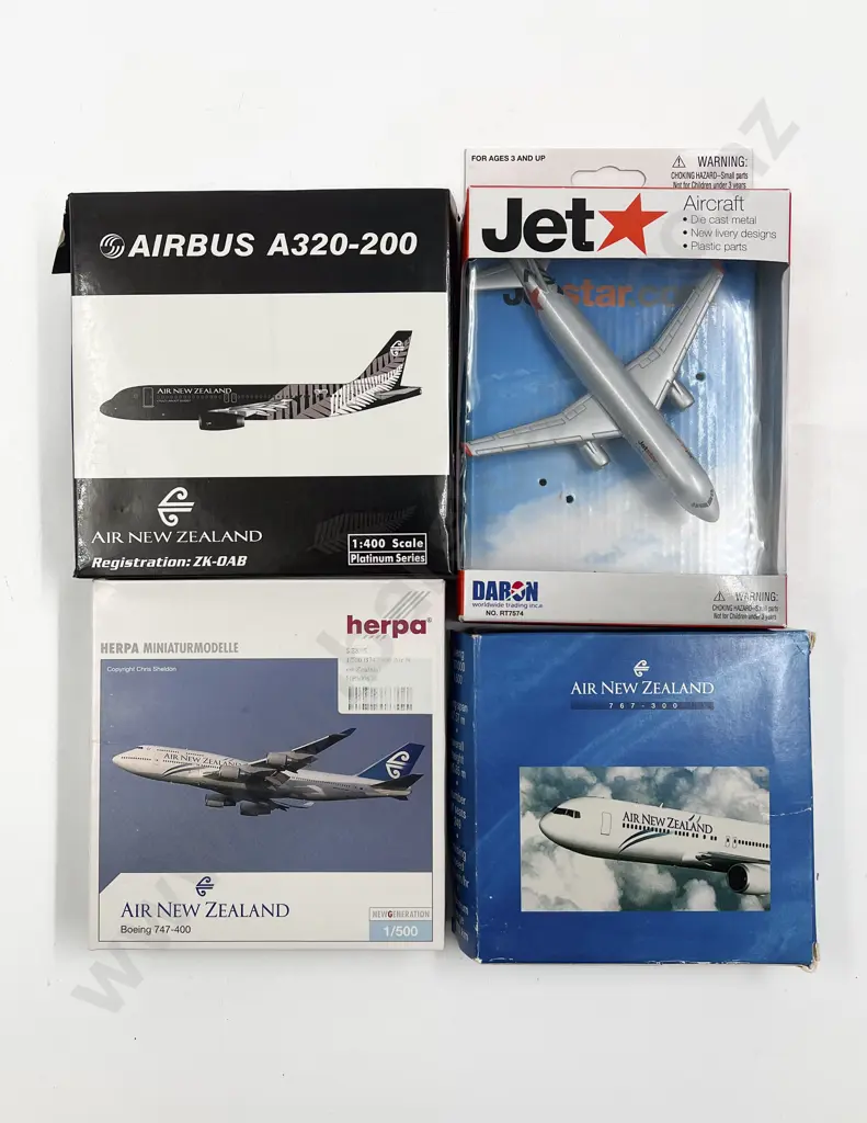 Four Assorted Airplane Models Image 1++
