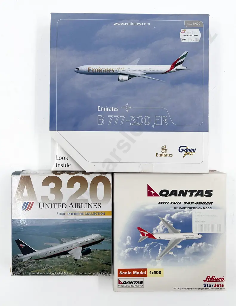 Three Assorted Airplane Models Image 1++