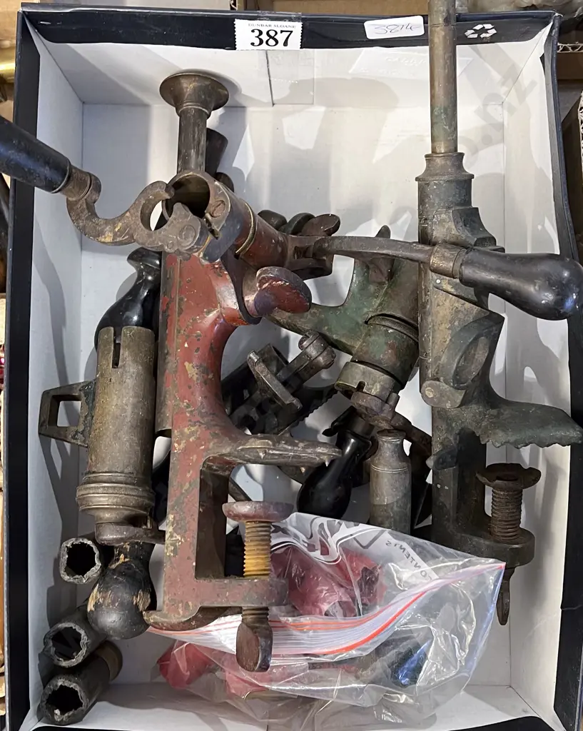 Small Box Quantity of Assorted Vintage Bullet Making Tools Image 1++