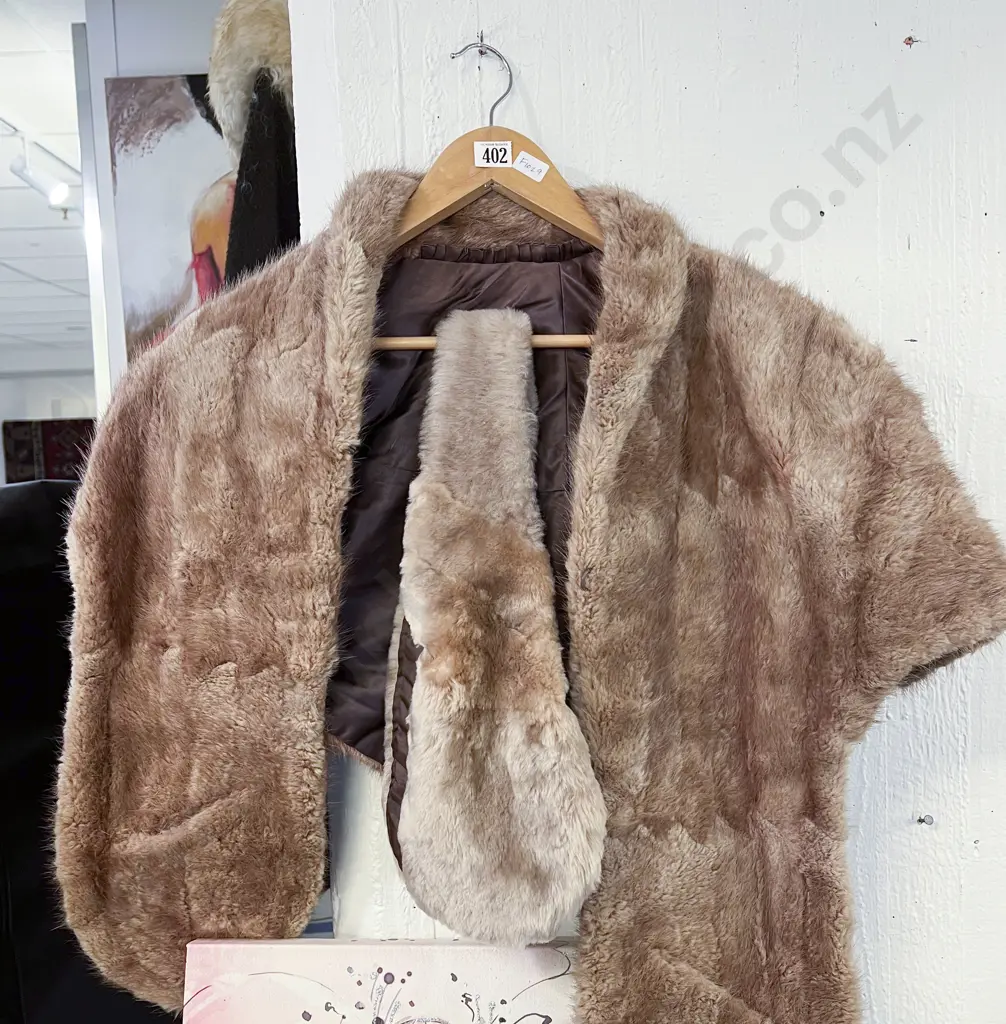 Two Fur Shawls Image 1++
