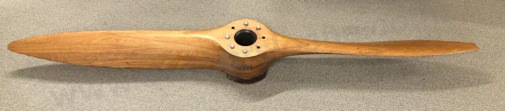 Vintage Wooden Propeller Inscribed "March 1940" Image 1++