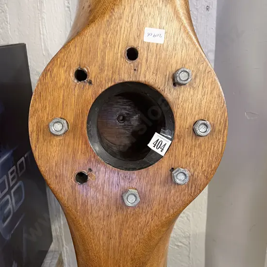 Vintage Wooden Propeller Inscribed "March 1940"