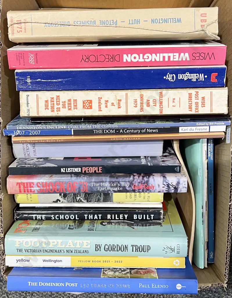 Box of Assorted Books Image 1++