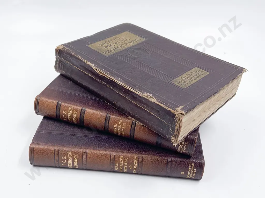Two Vintage Retail Reference Books with Vintage Motion Picture Photography Reference Book (3) Image 1++