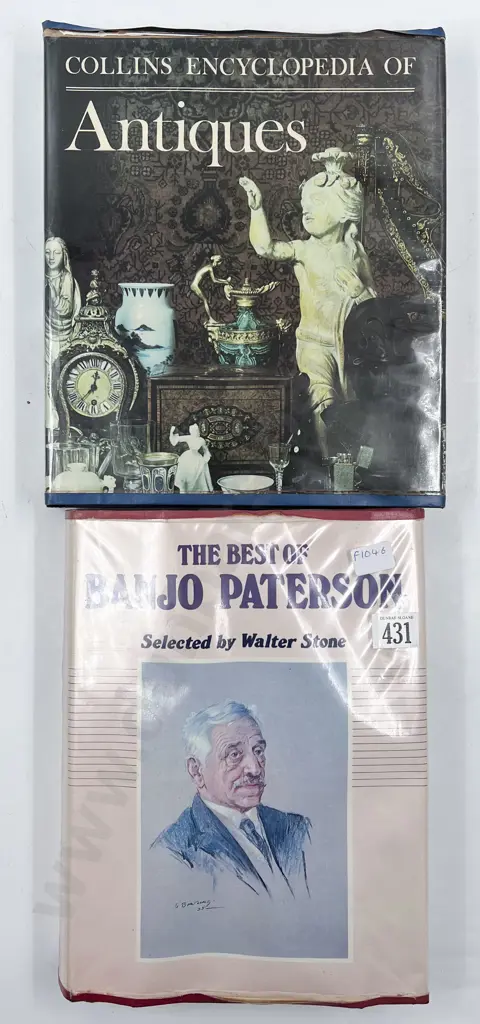 The Best of Banjo Paterson Book with Collins Encyclopaedia of Antiques Image 1++