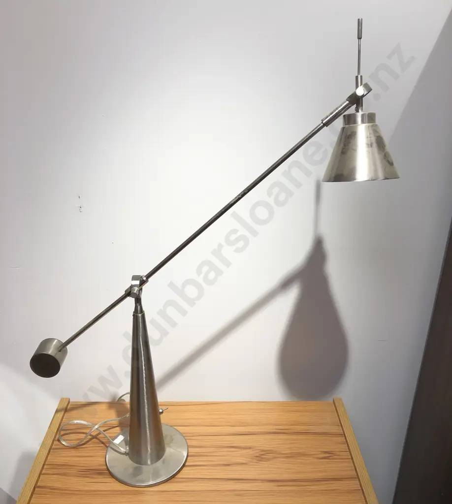 Modern Chrome Angle Poised Lamp Image 1++
