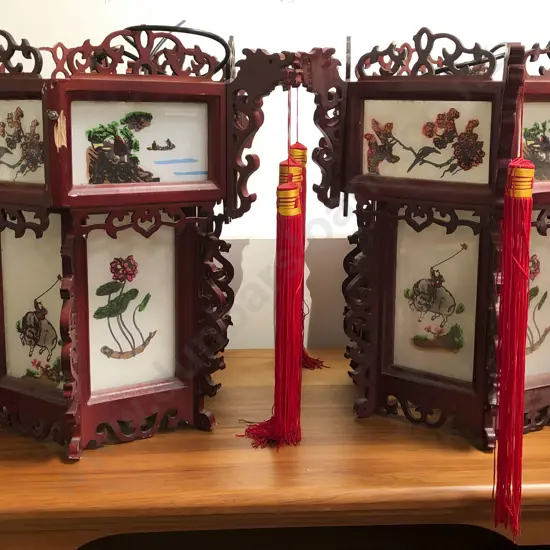 Pair of Chinese Pendant Lights