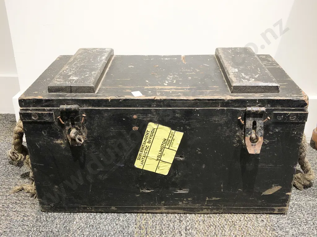 Vintage Rope Handled Crate (Faults) Image 1++