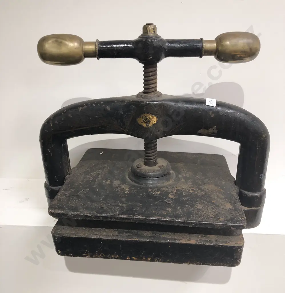 Vintage Ebonised Press Image 1++
