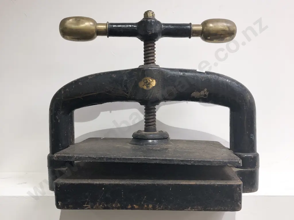 Vintage Ebonised Press Image 1++