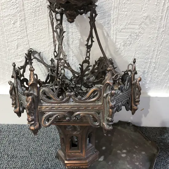 Vintage Copper Hanging Pendant Light