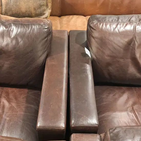 Pair of Leather Arm Chairs