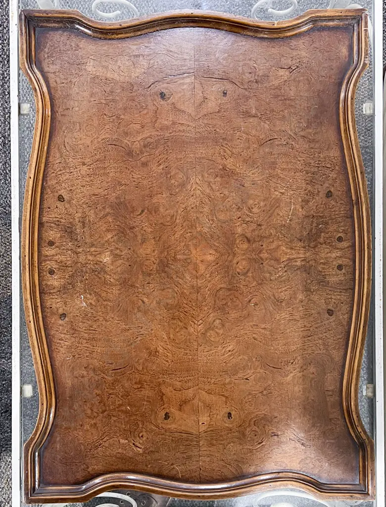 Burr Walnut Tea Tray Image 1++