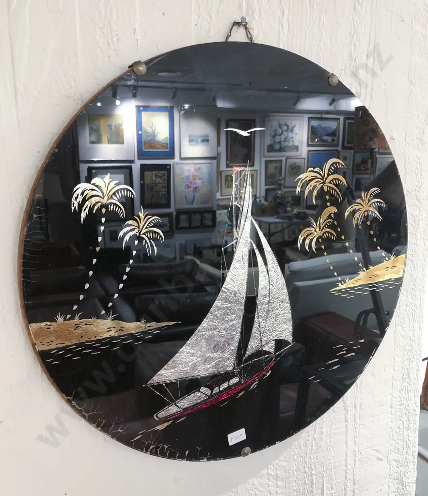 Vintage Circular Decorative Wall Panel Image 1++