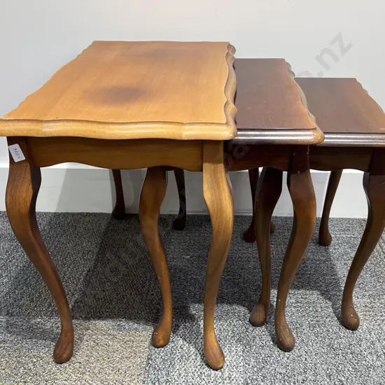 Nest of Three Tables Together with Two Tier Occasional Table