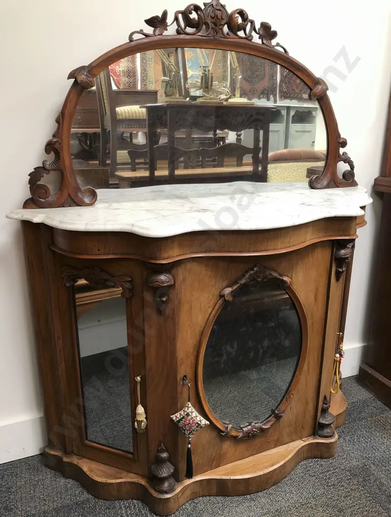 Victorian Marble Top Chiffonier Image 1++