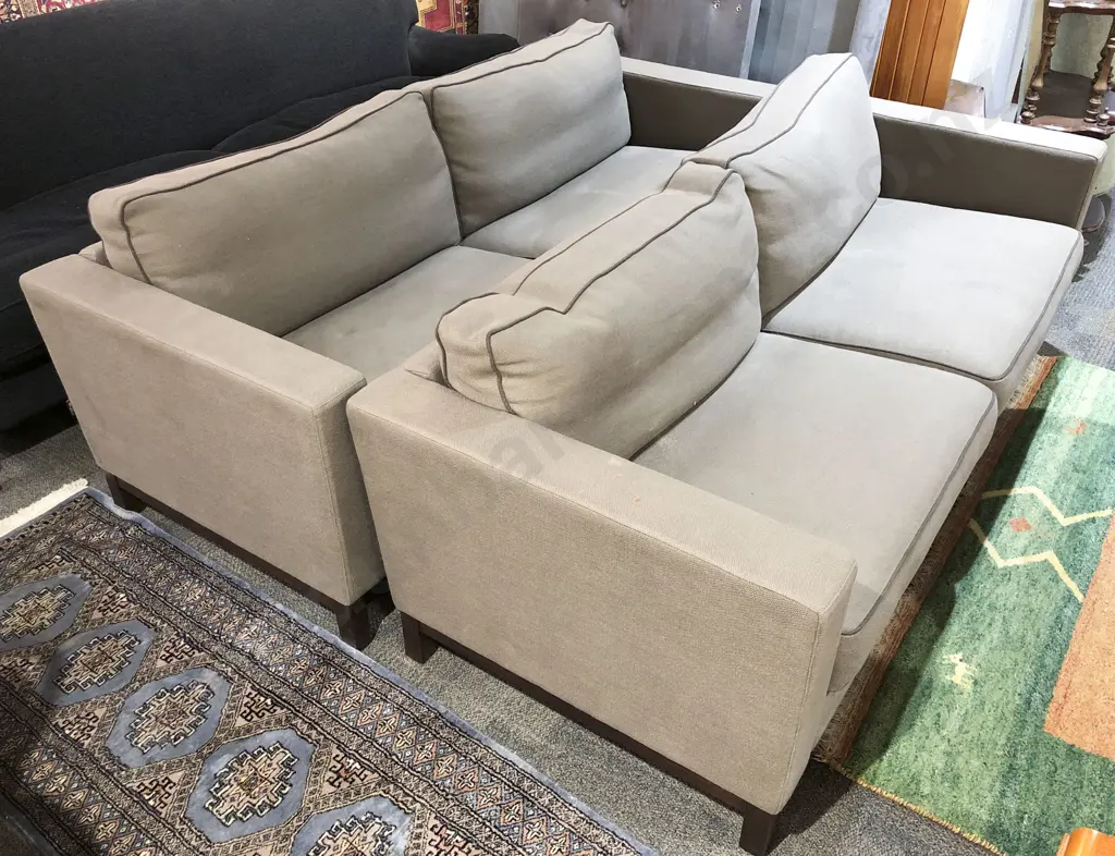 Pair of Two Seater Sofas Image 1++