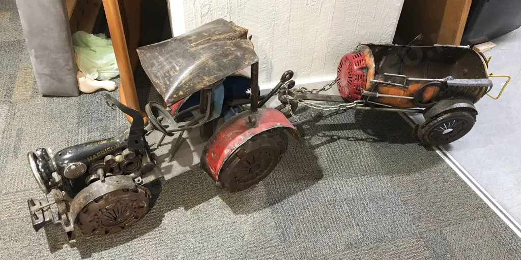 Steampunk Tractor and Trailer Image 1++