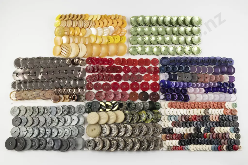 Collection Assorted Vintage Plastic Buttons Image 1++