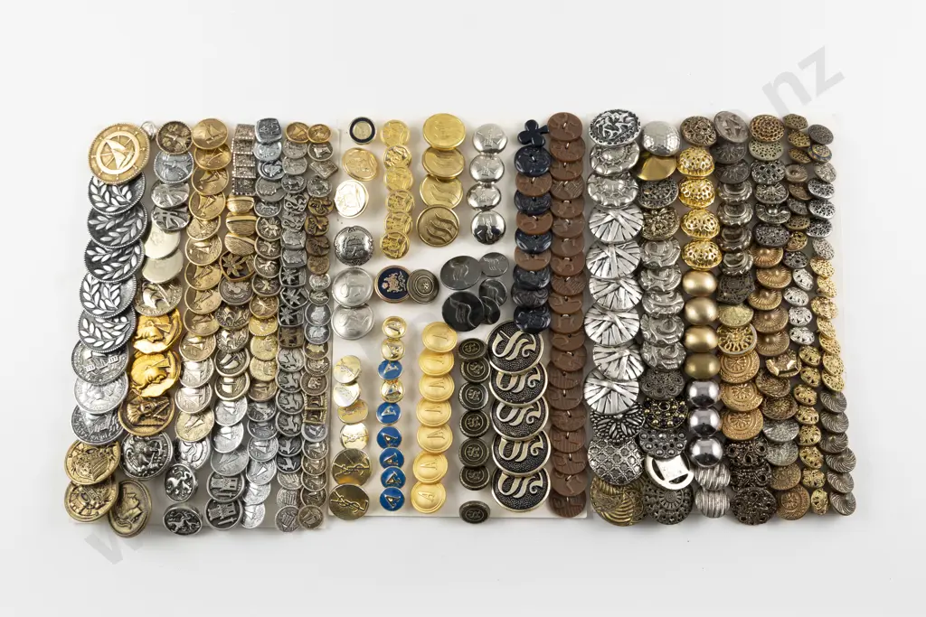 Collection Various Metal Buttons Image 1++
