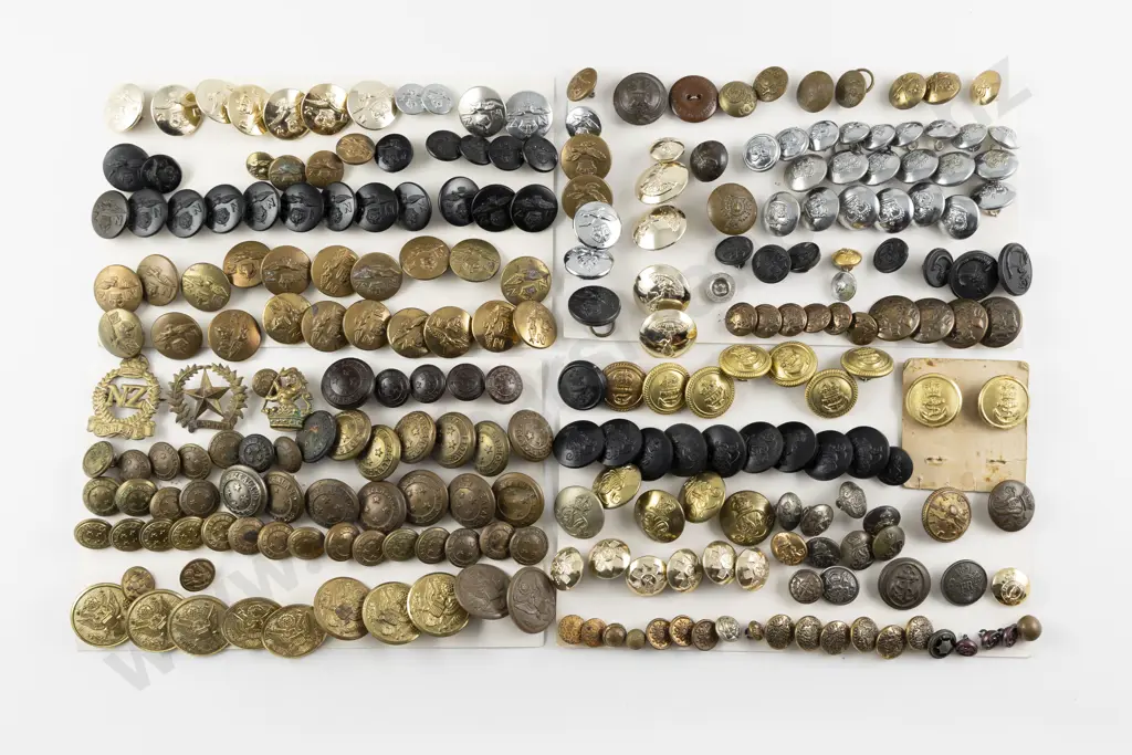 Collection Military Brass & Other Buttons Image 1++
