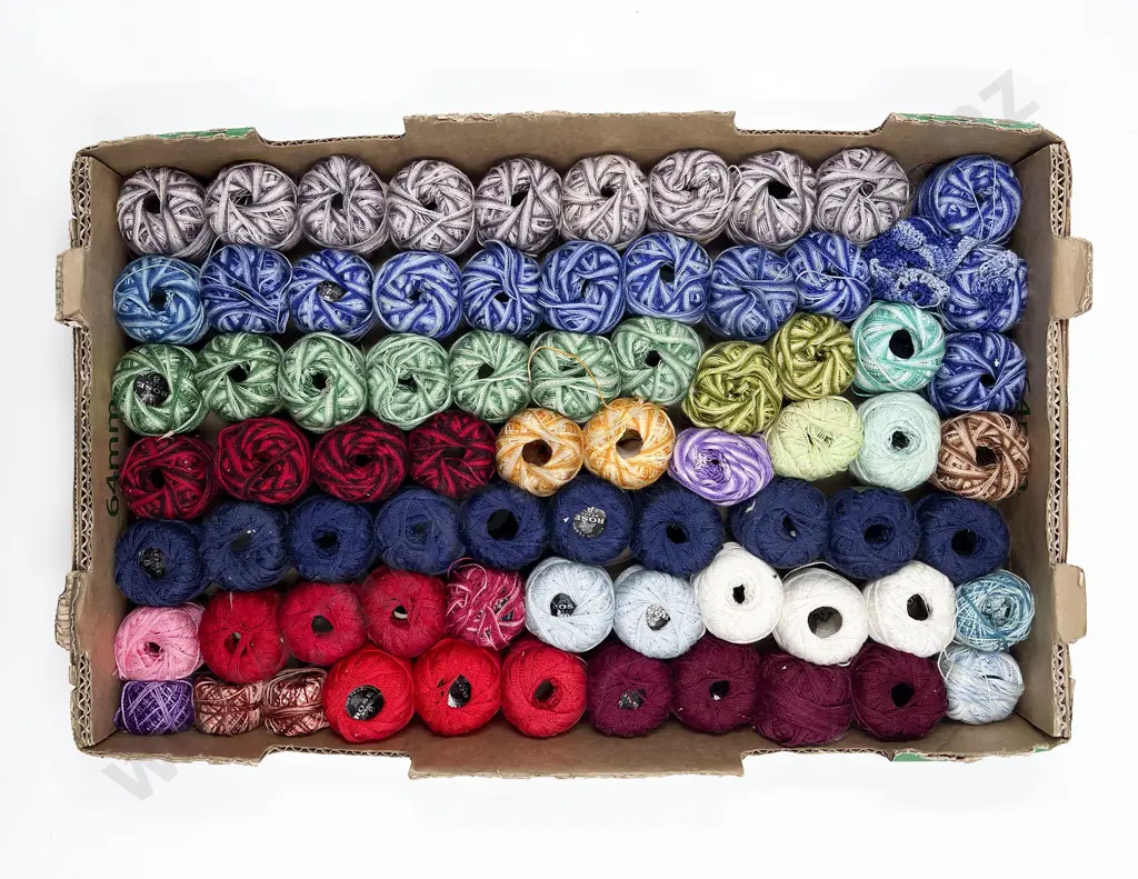 Collection of Paisley Crochet Cottons Image 1++