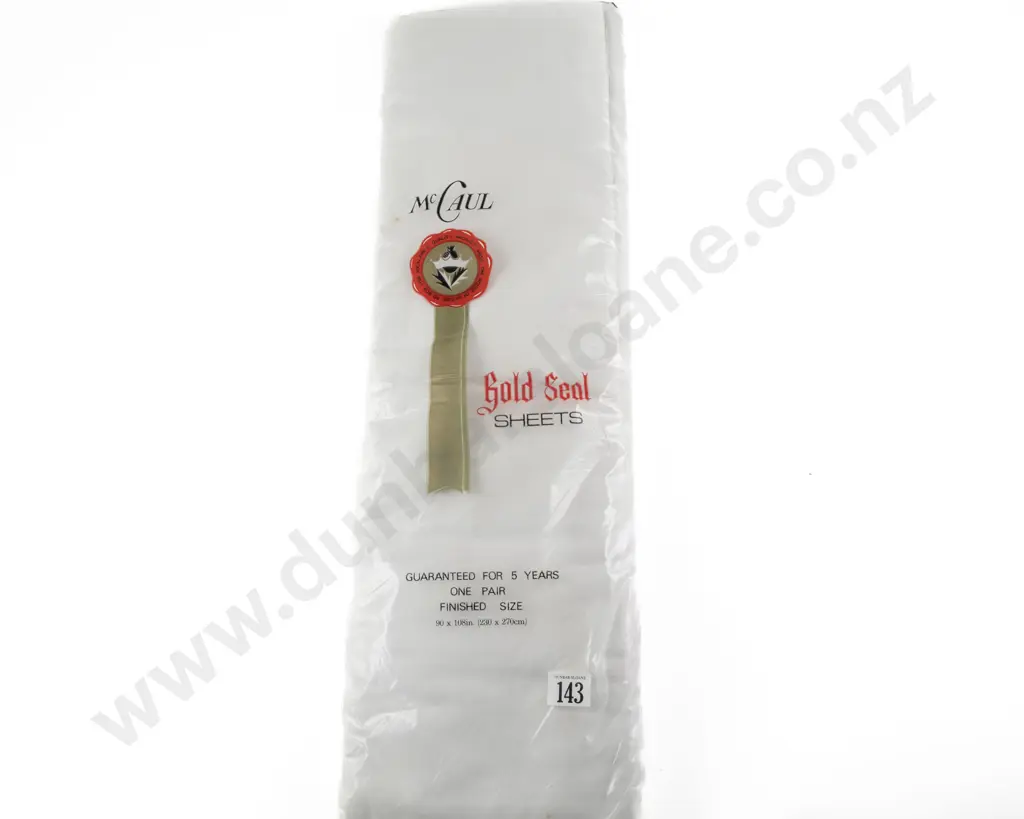 McCaul Pair Gold Seal Linen Sheets Image 1++