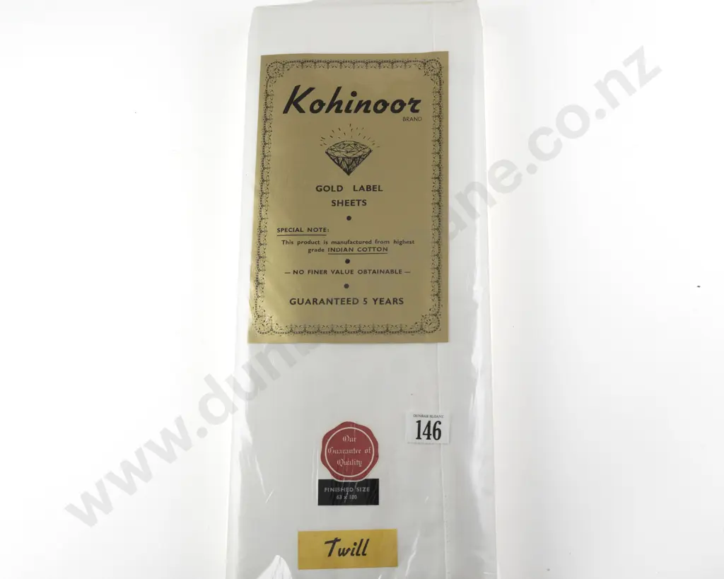 Pair Kohinoor Brand Indian Cotton Sheets Image 1++
