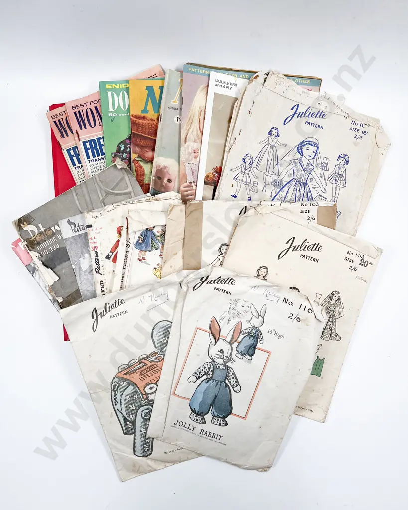 Collection of Juliet Doll Pattern & Other Pattern Books Image 1++