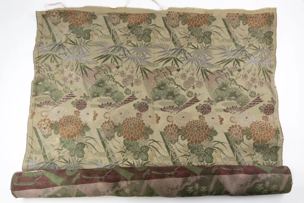 Part Roll Japanese Satin Jacquard Image 1++